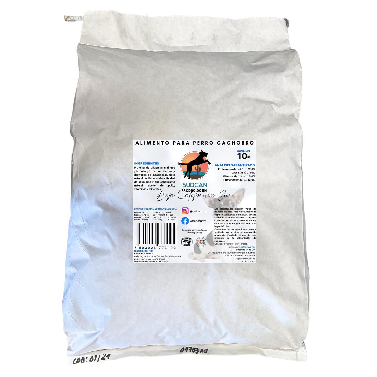 SUDCAN cachorro 10 kg